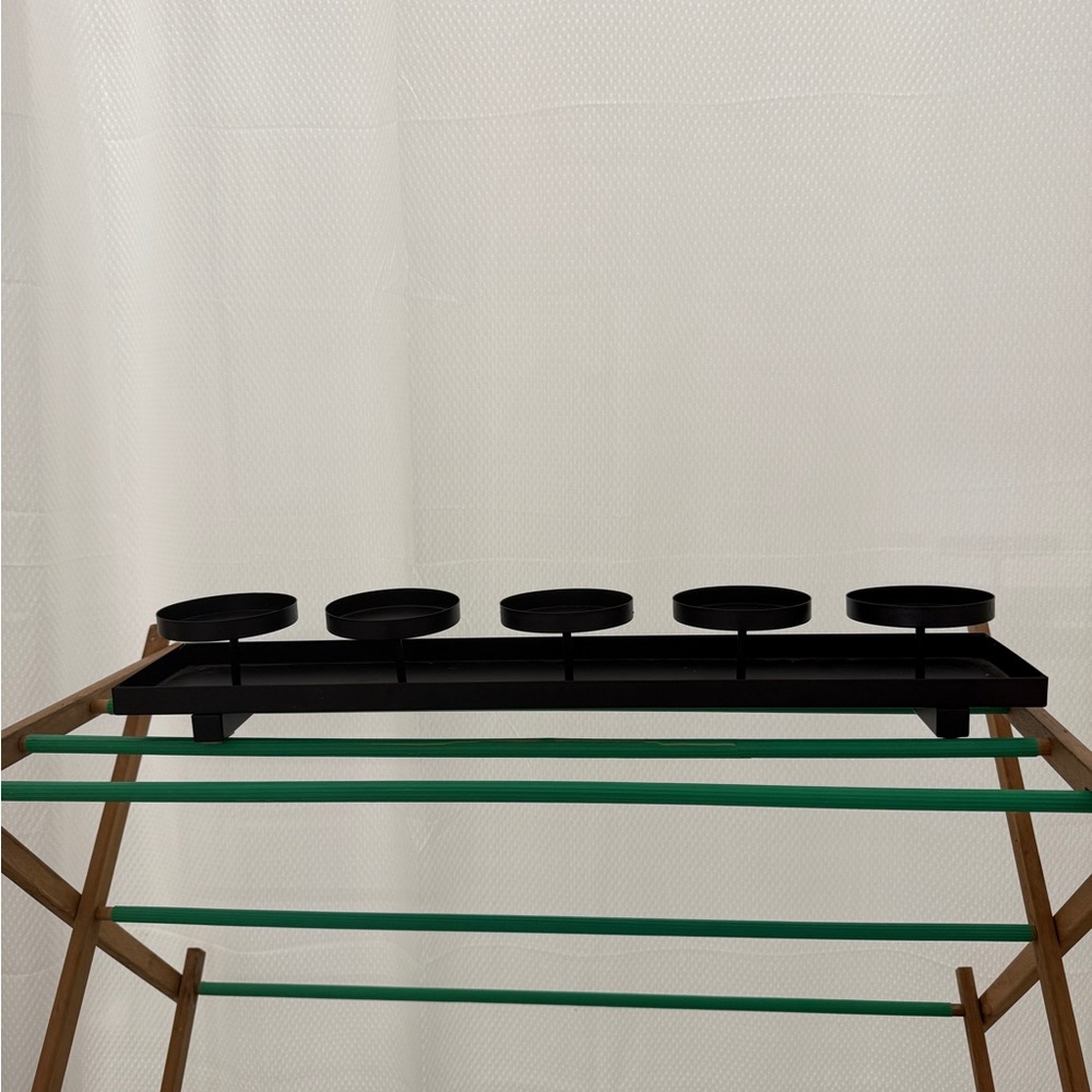 Black Metal Candle Holder